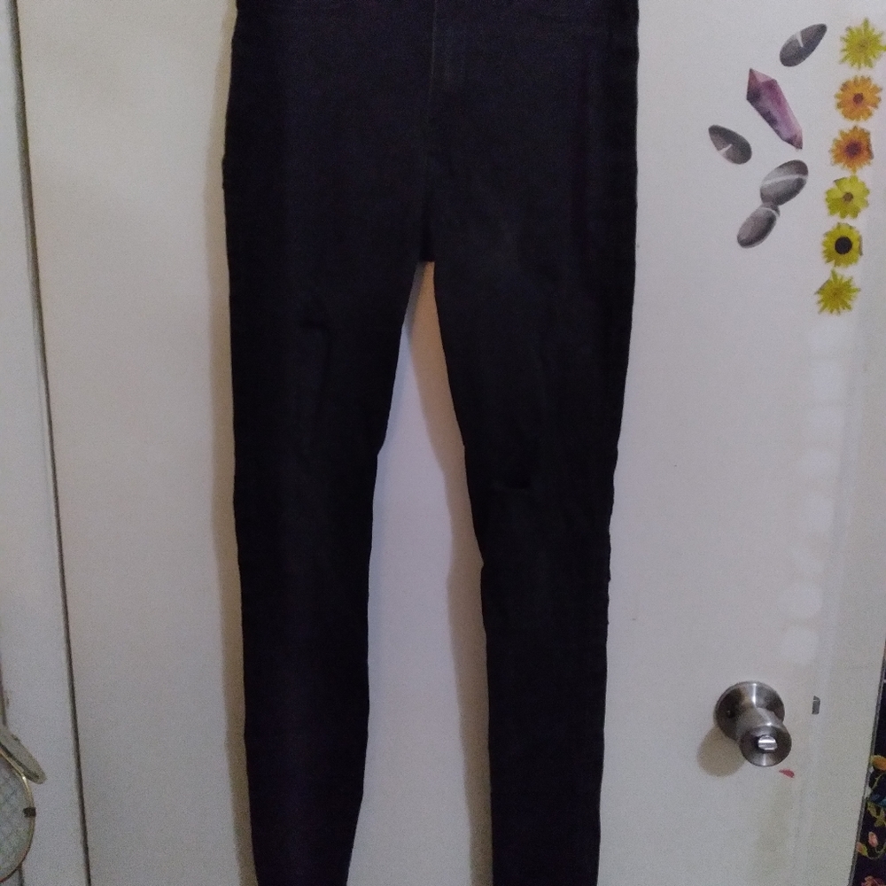 Black Hollister Skinny high rise Jean leggings